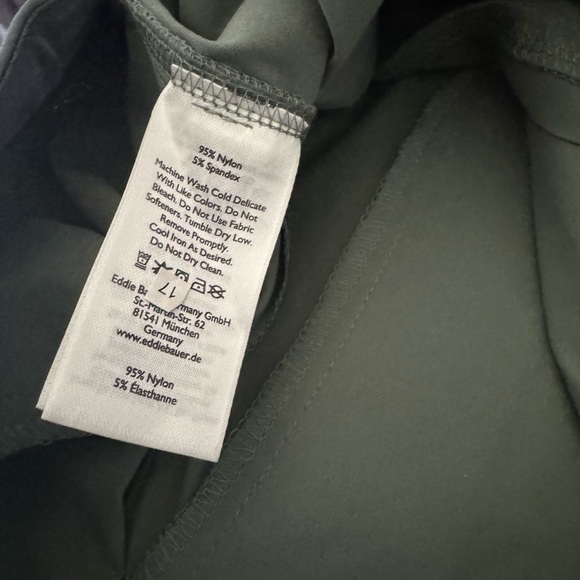 EDDIE BAUER Men's Rainier Shorts Active Fit Mineral Green Size 32 - Picture 9 of 10